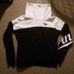 PINK cowl neck sweatshirt